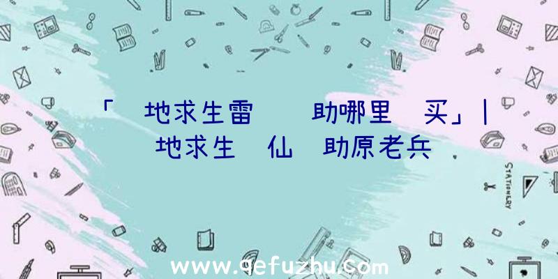 「绝地求生雷达辅助哪里购买」|绝地求生诛仙辅助原老兵